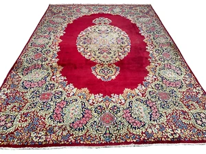 Königlicher Handgeknüpfter Orientteppich Kirman 420x300 cm carpet rug - Bild 1 von 24