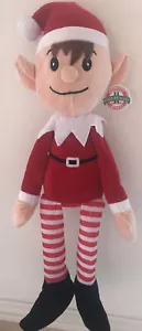 GROSSE ROTE PLÜSCH-WEIHNACHTSELFE - STOFFTIER 24 ZOLL NEU - Bild 1 von 4