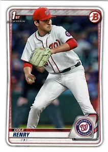 Cole Henry Washington Nationals 2020 Bowman Draft 1st Bowman - Bild 1 von 2