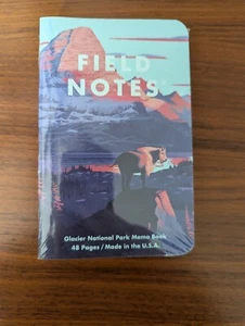 Field Notes National Parks Series F Glacier Everglades Hawaii Volcanoes New - Picture 1 of 2