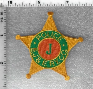(E.J.& E.) Elgin Joliet & Eastern Railway Company Police (Indiana) Cap/Hat Patch - Picture 1 of 1