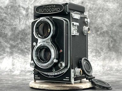 [Near MINT] MINOLTA Autocord TLR Film Camera w/Lens cap from JAPAN - Image 1 of 4