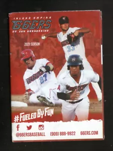 Inland Empire 66ers--Horario de bolsillo 2021--Panadería--Afiliado de Ángeles - Imagen 1 de 2