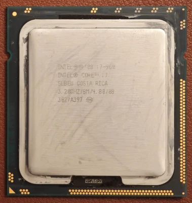 PROCESADOR CPU Intel Core i7-960 1ª generación SLBEU 3,20 GHZ LGA1366 Foto 1 de 2