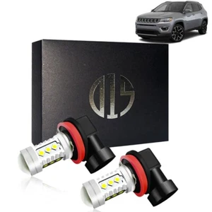 H11 H8 LED Fog Light Bulbs White 3000LM for 2014-2021 2033 2023 Jeep Compass - Bild 1 von 5