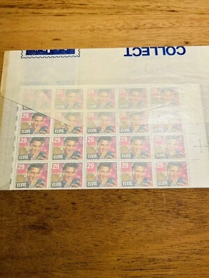MINT Never Touched -  Elvis Presley Stamps Rock & Roll 1992 1/2  Sheet - 20 Ct - Image 1 of 4