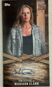 FEAR THE WALKING DEAD Widevision Kim Dickens Madison Clark card Autograph - Picture 1 of 4