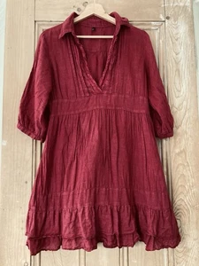 Original Vintage Benetton Smock Dress Y2K - Picture 1 of 8