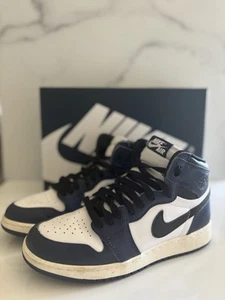 Air Jordan 1 Retro High OG "Midnight Navy" Sneakers GS Size 6.5Y  - Picture 1 of 9