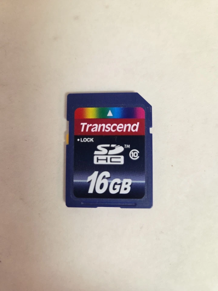 Transcend 16GB, Class 10 10MB/s - SDHC Card - TS16GSDHC10E - Image 1 of 1