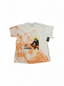 Neu mit Etikett Naruto Shippuden Anime Orange Tye Dye T-Shirt Größe L - Bild 1 von 3