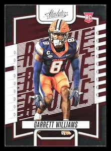 Garrett Williams 2023 Panini Absolute ROOKIE RC #179 Arizona Cardinals *260 - Imagen 1 de 2