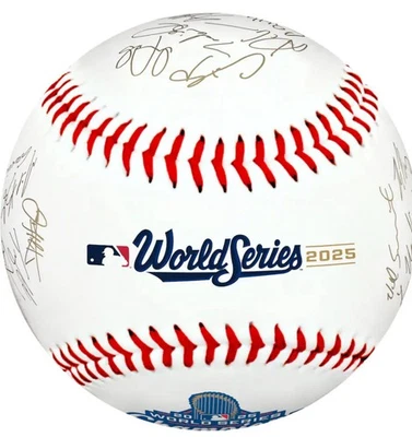 LA Dodgers 2025 Serie Mundial Campeones Firma Facsímil Béisbol Exclusivo Foto 1 de 3