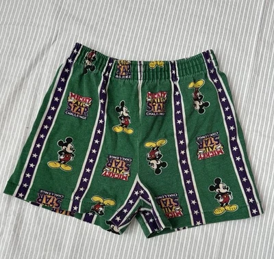 Vintage Disney Green Sport Mickey & Minnie Mouse Kids Shorts Toddler Size 3T - Image 1 of 4