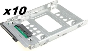 10x 2,5" SSD auf 3,5" SATA Festplatte HDD Adapter Caddy Tray Hot Swap Stecker - Bild 1 von 8