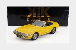 1:18 KK SCALE Ferrari 365 Gts Daytona Spyder 1.Series Yellow 1969 KKDC180615 MMC - Picture 1 of 2