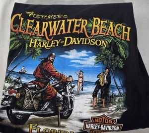 Camiseta Harley Davison Clearwater Beach Florida 2XL para hombre - Imagen 1 de 7