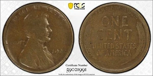 1922 No D PCGS F15 Lincoln Wheat Cent Strong Reverse 59021991 - Picture 1 of 2