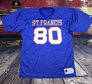 VTG Champion St Francis University Football Jersey Mens Large USA College 80s - Picture 1 of 7