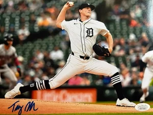 Troy Melton Signed 8x10 Detroit Tigers Home Debut Photo JSA Certified - Picture 1 of 2