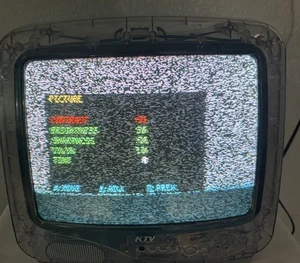 KTV 13CLR-VR 13" See Through Clear Shell Prison TV CRT Gaming Retro ohne Fernbedienung - Bild 1 von 13