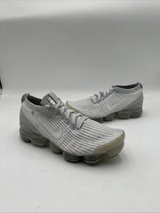 Nike Women’s Air VaporMax Flyknit 3 'Pure Platinum' AJ6910-100 Size 9.5 Shoes - Picture 1 of 6