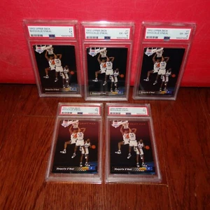 (5) 1992 Upper Deck Shaquille O’Neal #1 PSA Graded Card Lot - Picture 1 of 6