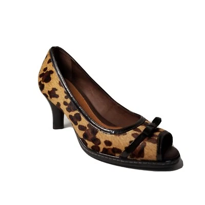 Nurture Animal Print Open Toe Heel 8.5 - Image 1 of 4