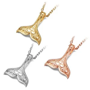 Engraved Maori WHALE TAIL - 925 Sterling silver pendant / necklace - With chain - Picture 1 of 11