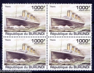 Burundi 2011 MNH Blk 4, Titanic, spedizione   - Foto 1 di 1