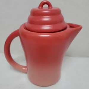 MSRF Inc Vintage Design Studio Chicago Pitcher Creamer Mauve Red Ombre Ceramic - Picture 1 of 17