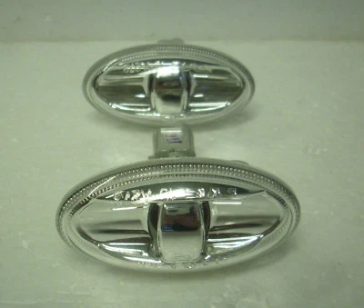 Set Seitenblinker klarglas passend für Citroen C1 C2 C3 Peugeot 206 307 407 607  - Bild 1 von 3