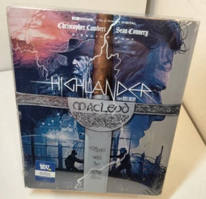 Highlander Steelbook (4K+Blu-ray) NEW (Sealed)-Box Shipping w/Tracking - Picture 1 of 9