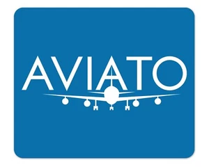 Almohadilla de ratón con logotipo de Aviato 1/4" almohadilla de ratón gruesa - Imagen 1 de 2