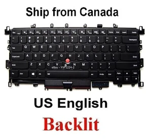Keyboard for Lenovo Thinkpad X1 Yoga Gen 1  1st Generation 20FQ 20FR SN20H34910 - Picture 1 of 2