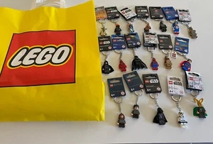 LEGO Minifigure Keychain -You Pick- Star Wars, DC, Marvel, Disney, and more - Picture 1 of 20