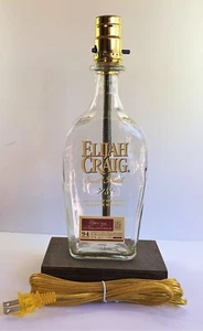 Elijah Craig Table Desk LAMP Bar Lounge Decor Liquor Bottle Party Light - Bild 1 von 4