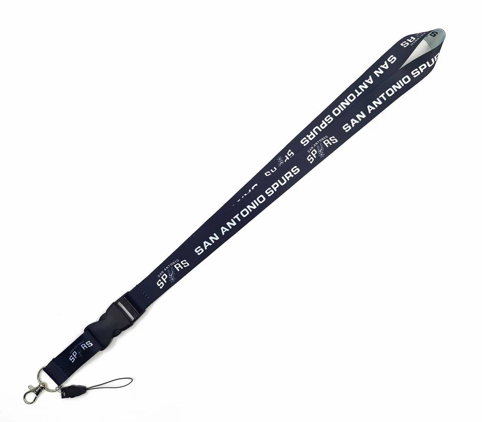San Antonio Spurs 1" x 23" Lanyard w/Clip Attachment - 2 side prints - Image 1 of 1