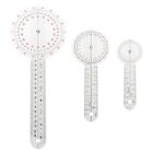Portable Physio Goniometer Plastic Angle Protractor Scale Measuring Ruler