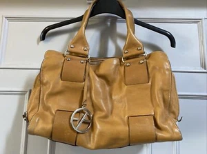 Francesco Biasia Tan Large Soft leather Handbag Tote Shoulder Bag - Picture 1 of 11