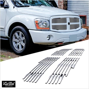 Se adapta a Dodge Durango 2004-2006 principal superior cromada parrilla inserto - Imagen 1 de 7