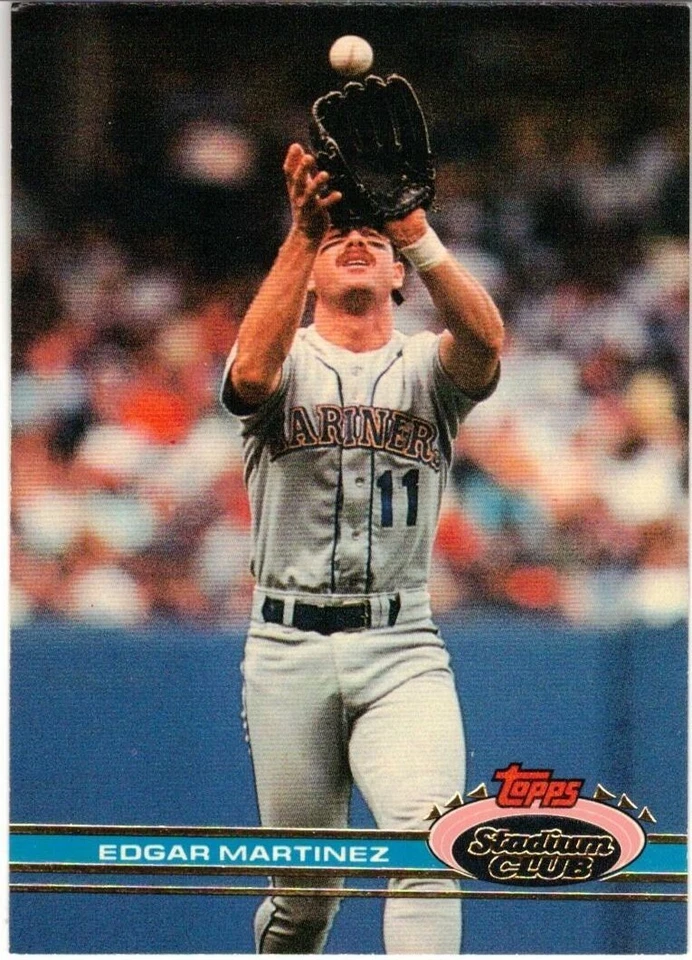 Edgar Martinez 1991 Stadium Club - Image 1 of 1