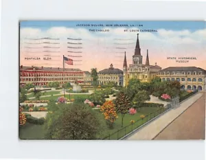Postcard Jackson Square New Orleans Louisiana USA - Picture 1 of 2