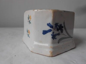 Antique ceramic Delft or North France saleron. Pottery. Salt shaker. 18/19 th.C - Picture 1 of 5