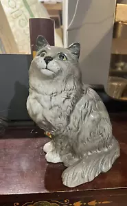 BESWICK 1867 GREY SEATED PERSIAN CAT 8.5"HIGH PERFECT CONDITION - Picture 1 of 4