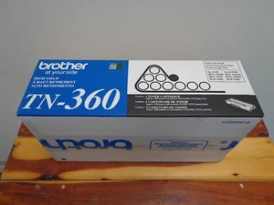 Brother TN-360 High Yield Toner Cartridge - Black - Photo 1/3