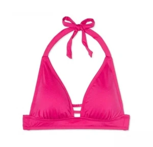Women's Tie Back Triangle Bikini Top - Kona Sol - Rose Pink - Small - Picture 1 of 3