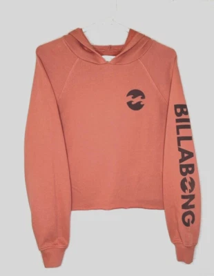 EUC Billabong Cropped Hoodie/Sweatshirt Women's/Teen  Sz S, Burnt Orange - Image 1 of 4