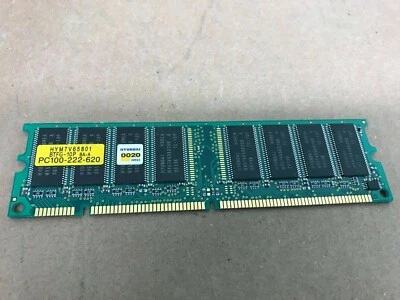 Hyundai HYM7V65801 PC100 64MB SDRAM Memory  - Image 1 of 2
