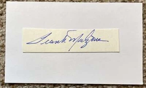 Frank Malzone signed cut - Red Sox Angels debut 1955 - Picture 1 of 1